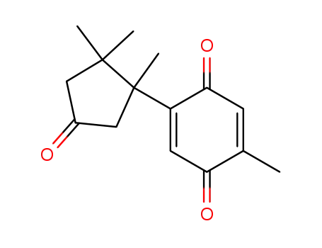 2-(1,2,2-Trimethyl-4-oxocyclopentane-1α-yl)-5-methyl-1,4-benzoquinone