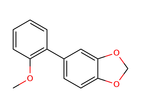 Molecular Structure of 89346-88-3 (1,3-Benzodioxole, 5-(2-methoxyphenyl)-)