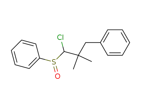 Benzene, [(1-chloro-2,2-dimethyl-3-phenylpropyl)sulfinyl]-