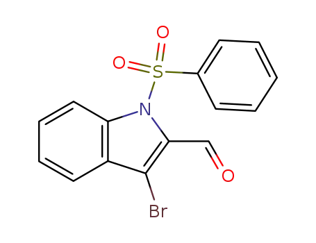 3-bromo-1-(phenylsulfonyl)-1H-indole-2-carbaldehyde