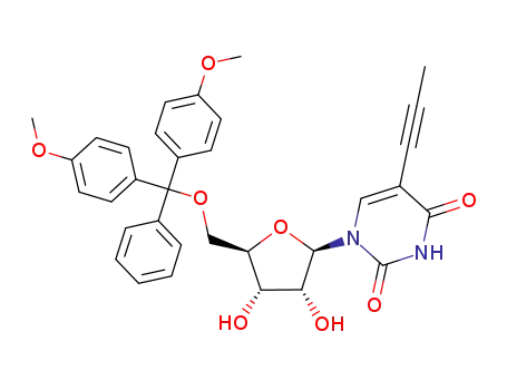 Uridine, 5'-O-[bis(4-methoxyphenyl)phenylmethyl]-5-(1-propynyl)-