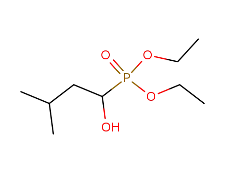 diethyl (+/-)-1-hydroxy-3-methylbutylphosphonate