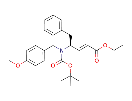 ethyl (4S,2E)-4-[tert-butoxycarbonyl-(4-methoxybenzyl)amino]-5-phenylpent-2-enoate