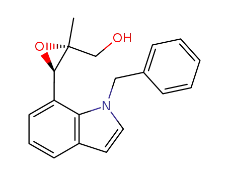 2-methyl-3-(N-benzylindol-7-yl)-2(R),3(R)-epoxypropanol