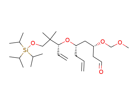 (3S,5S)-5-[(R)-1-(1,1-Dimethyl-2-triisopropylsilanyloxy-ethyl)-allyloxy]-3-methoxymethoxy-oct-7-enal