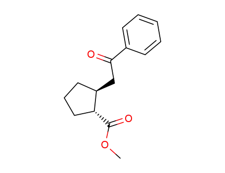 (1R,2S)-(-)-2-(2-oxo-2-phenylethyl)cyclopentanecarboxylic acid methyl ester