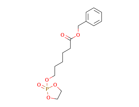 Hexanoic acid, 6-[(2-oxido-1,3,2-dioxaphospholan-2-yl)oxy]-,  phenylmethyl ester