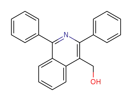 Molecular Structure of 1295522-00-7 ((1,3-diphenylisoquinolin-4-yl)methanol)