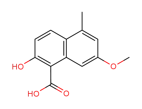 2-hydroxy-7-methoxy-5-methylnaphthalene-1-carboxylic acid