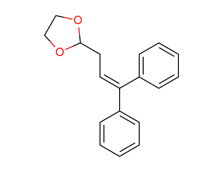 Molecular Structure of 413615-56-2 (2-(3,3-diphenyl-allyl)-[1,3]dioxolane)