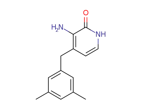 2(1H)-Pyridinone, 3-amino-4-[(3,5-dimethylphenyl)methyl]-