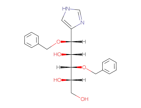 1,3-di-O-benzyl-1-[1H-imidazol-4<sup>(5)</sup>-yl]-L-gulo-pentitol