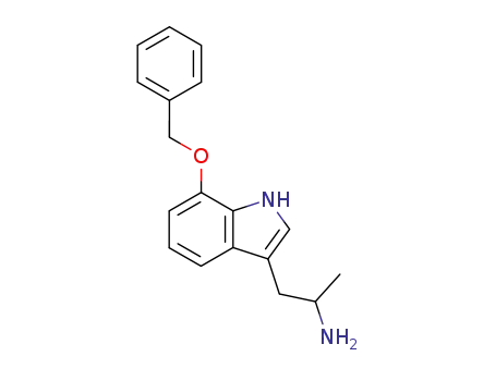 (+/-)-3-(2-aminopropyl)-7-benzyloxyindole