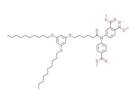 1,2-Benzenedicarboxylic acid,
4-[[6-[3,5-bis(decyloxy)phenoxy]-1-oxohexyl][4-(methoxycarbonyl)phenyl
]amino]-, dimethyl ester