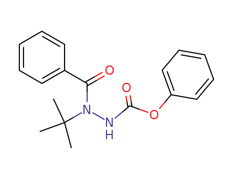 Hydrazinecarboxylic acid, 2-benzoyl-2-(1,1-dimethylethyl)-, phenyl ester