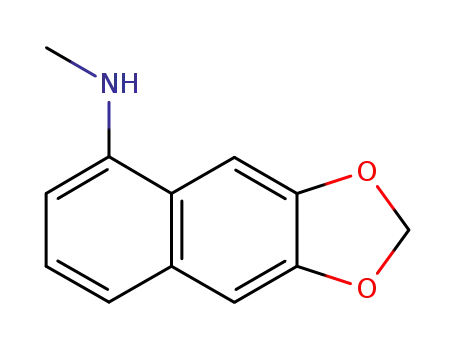 Molecular Structure of 219781-97-2 (N-methyl-6,7-(methylenedioxy)-1-naphthylamine)