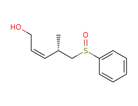 4-methyl-5(RS<sub>S</sub>)-phenylsulfinyl-(Z,4S)-2-penten-1-ol