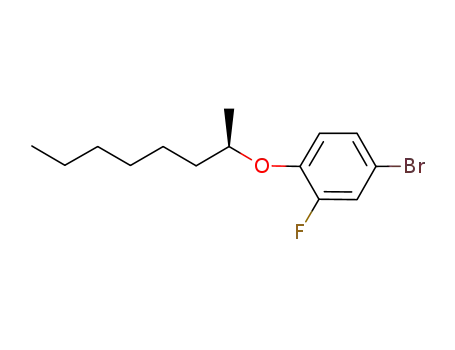 Benzene, 4-bromo-2-fluoro-1-[(1-methylheptyl)oxy]-, (R)-