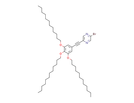 Pyrazine, 2-bromo-5-[[3,4,5-tris(dodecyloxy)phenyl]ethynyl]-