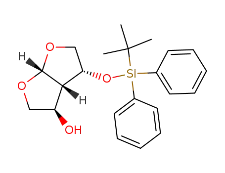 (3R,3aS,4R,6aR)-4-(tert-Butyl-diphenyl-silanyloxy)-hexahydro-furo[2,3-b]furan-3-ol