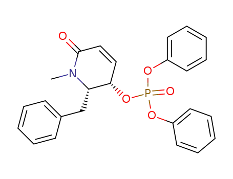 Phosphoric acid, diphenyl
(2S,3S)-1,2,3,6-tetrahydro-1-methyl-6-oxo-2-(phenylmethyl)-3-pyridinyl
ester