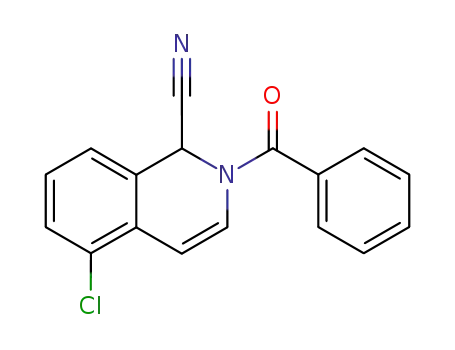 2-benzoyl-5-chloro-1-cyano-1,2-dihydroisoquinoline