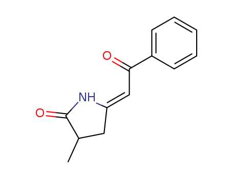 (5Z)-3-METHYL-5-(2-OXO-2-PHENYLETHYLIDENE)-2-PYRROLIDIN-1-YLNE