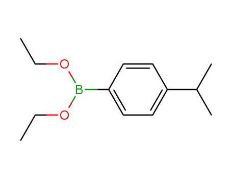 Molecular Structure of 476156-89-5 (4-(diethoxyboryl)cumene)