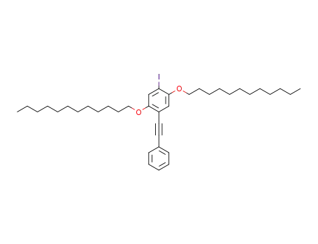 Benzene, 1,4-bis(dodecyloxy)-2-iodo-5-(phenylethynyl)-