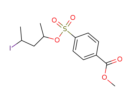 Benzoic acid, 4-[(3-iodo-1-methylbutoxy)sulfonyl]-, methyl ester