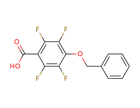 Benzoic acid, 2,3,5,6-tetrafluoro-4-(phenylmethoxy)-