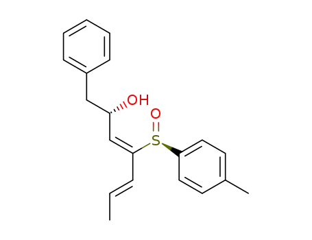 (-)-(2S,S<sub>S</sub>)-(3Z,5E)-1-phenyl-7-(p-tolylsulfinyl)hepta-3,5-dien-2-ol