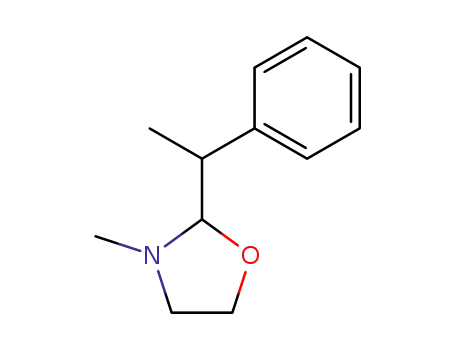 Molecular Structure of 440361-24-0 (Oxazolidine, 3-methyl-2-(1-phenylethyl)-)