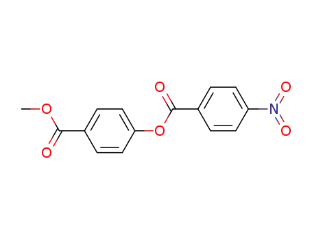 Molecular Structure of 79859-22-6 (4-(4-nitro-benzoyloxy)-benzoic acid methyl ester)