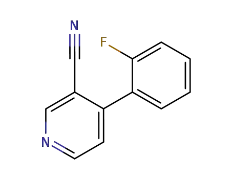 3-Pyridinecarbonitrile, 4-(2-fluorophenyl)-