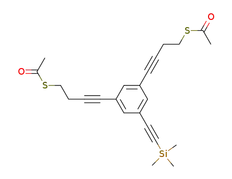 Ethanethioic acid,
S,S'-[[5-[(trimethylsilyl)ethynyl]-1,3-phenylene]di-3-butyne-4,1-diyl] ester