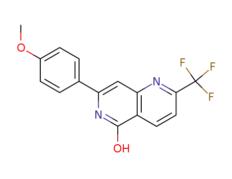 1,6-Naphthyridin-5(6H)-one, 7-(4-methoxyphenyl)-2-(trifluoromethyl)-