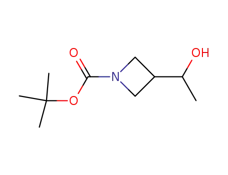 Molecular Structure of 1138331-90-4 (1-Boc-3-(1-hydroxyethyl)-azetidine)