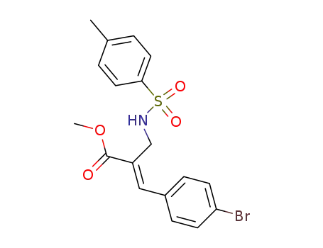 methyl (2E)-3-(4-bromophenyl)-2-({[(4-methylphenyl)sulfonyl]amino}methyl)-2-propenoate