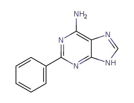 Molecular Structure of 1501-45-7 (2-phenyl-5H-purin-6-amine)