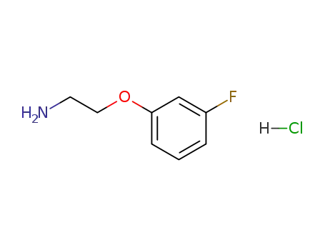 Molecular Structure of 372183-68-1 (2-(3-Fluorophenoxy)-1-ethanamine(HCl))