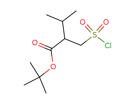 2-chlorosulfonylmethyl-3-methyl-butyric acid tert-butyl ester