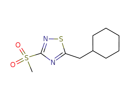 3-methylsulfonyl-5-(cyclohexyl)methyl-1,2,4-thiadiazole