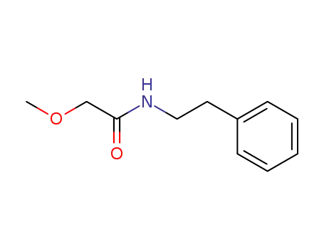 Molecular Structure of 133611-77-5 (Acetamide, 2-methoxy-N-(2-phenylethyl)-)