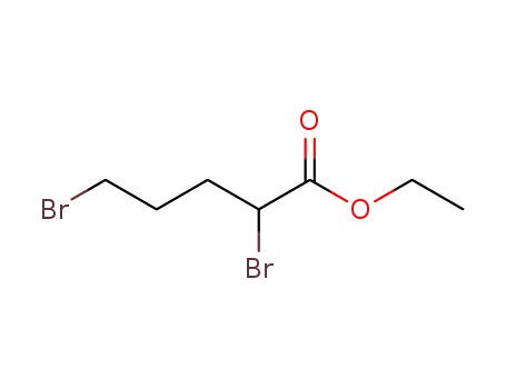 Molecular Structure of 29823-16-3 (2,5-Dibromopentanoic acid ethyl ester)