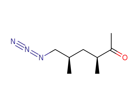 Molecular Structure of 896729-89-8 (2-Hexanone, 6-azido-3,5-dimethyl-, (3S,5R)-)