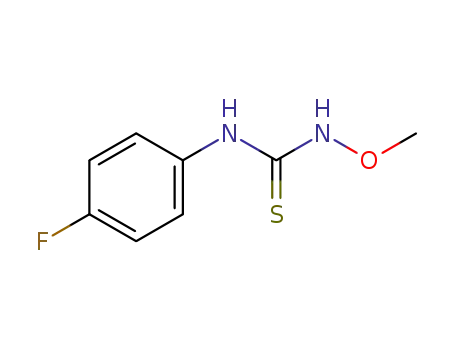 Thiourea, N-(4-fluorophenyl)-N-methoxy- (9CI)
