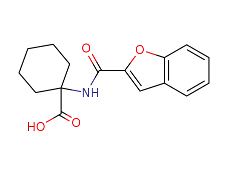 Cyclohexanecarboxylic acid, 1-[(2-benzofuranylcarbonyl)amino]-
