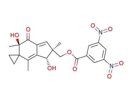 ((2'S,3'R,6'R)-3',6'-dihydroxy-2',4',6'-trimethyl-7'-oxo-2',3',6',7'-tetrahydrospiro[cyclopropane-1,5'-inden]-2'-yl)methyl 3,5-dinitrobenzoate