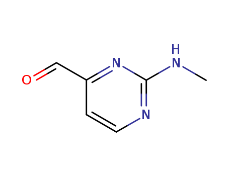 4-Pyrimidinecarboxaldehyde,2-(methylamino)-(9CI)